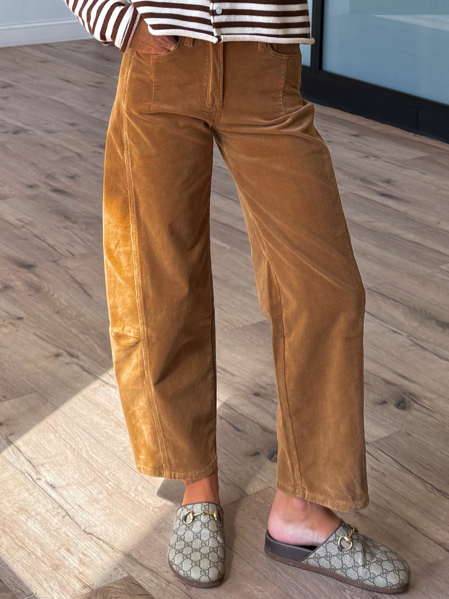 Reign Corduroy Barrel Pants