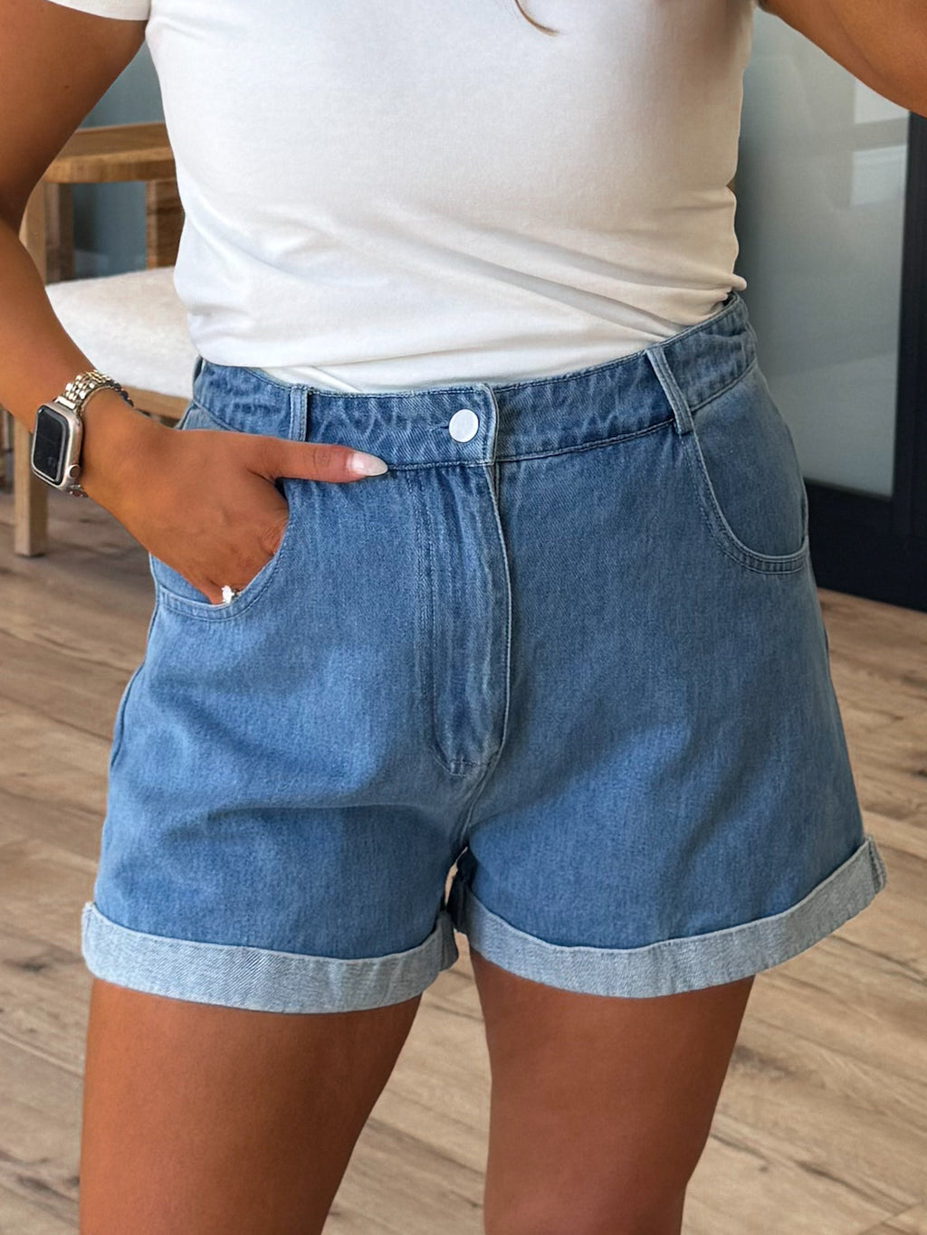 Whit Denim Shorts