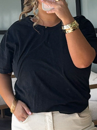 Free Fall Relaxed Tee | Black