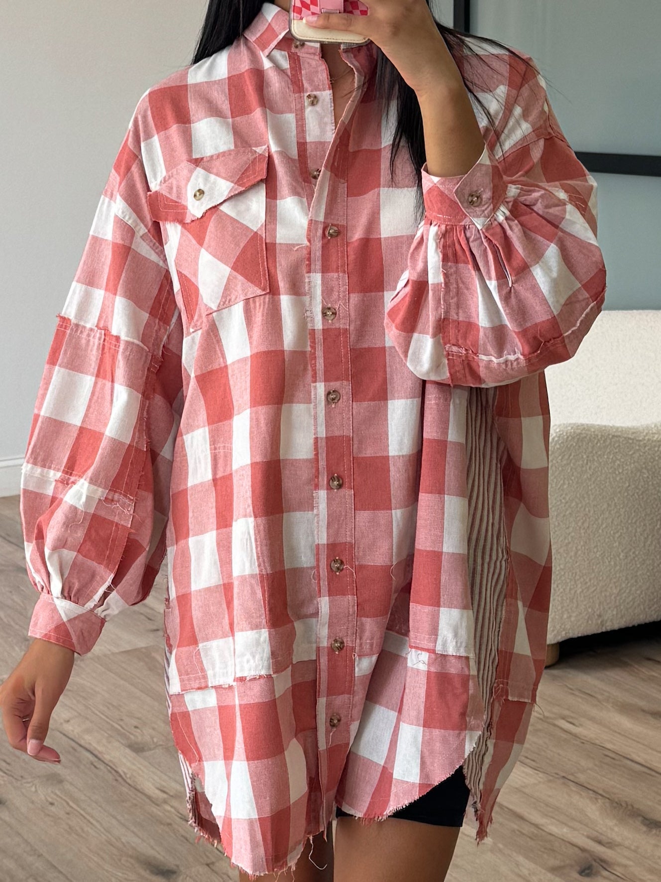 Orchard Plaid Shirt Dress | Cinnamon