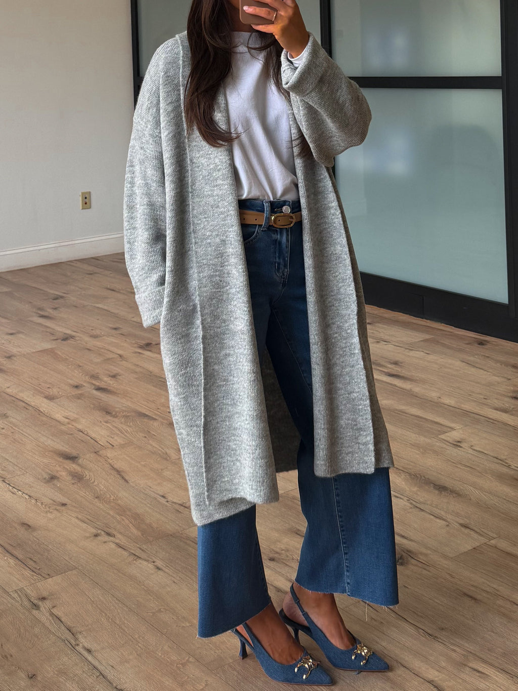 Kleo Longline Cardigan | Grey