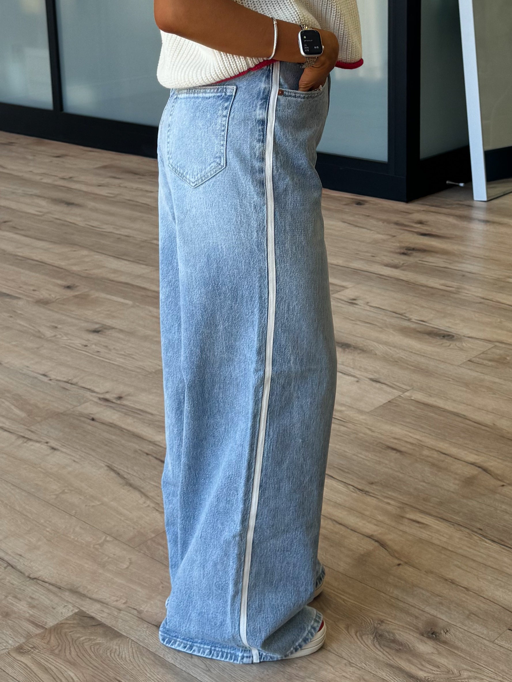 Sideline Wide Leg Jeans | RESTOCK