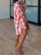 Orchard Plaid Shirt Dress | Cinnamon