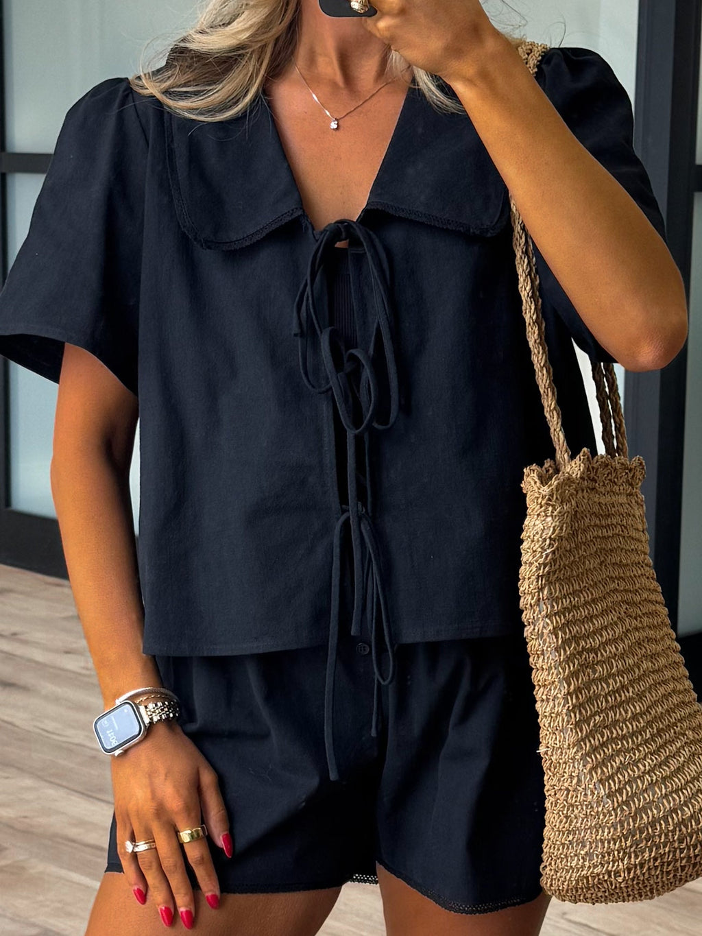 Astrid Lace Trim Boxer Short