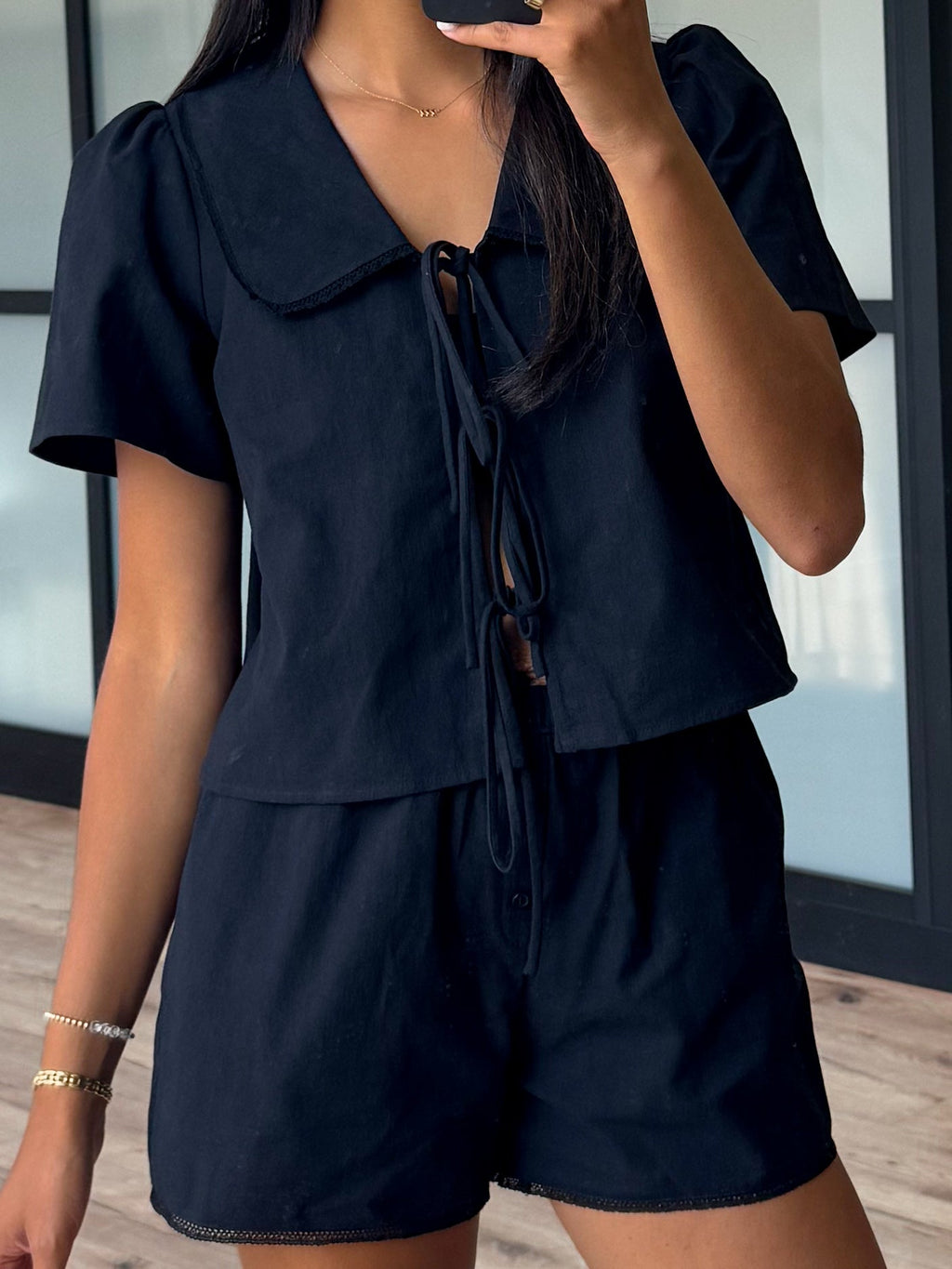 Astrid Lace Trim Boxer Short