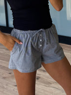 Drawstring Boxer Shorts | Black