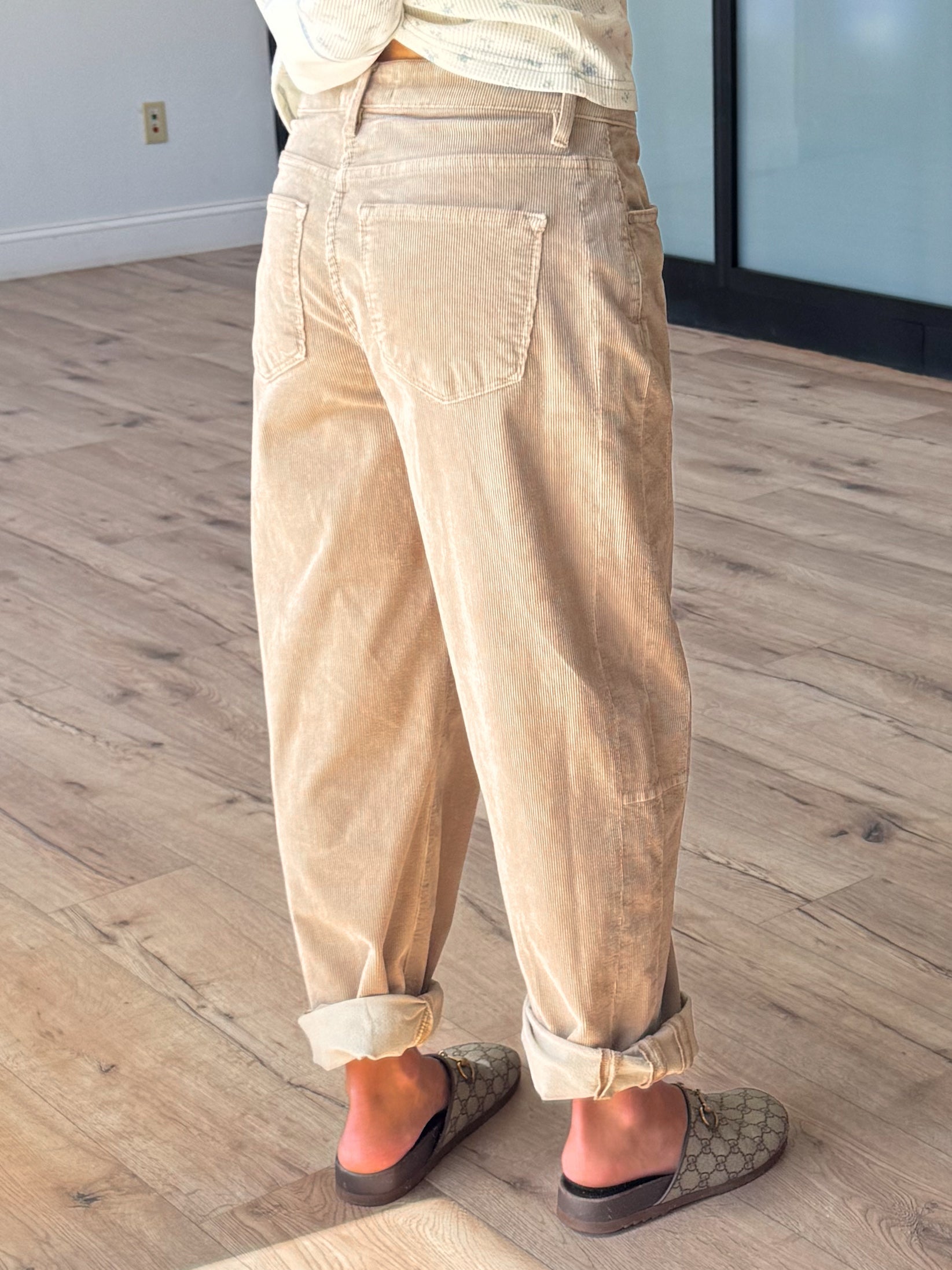 Zella Corduroy Barrel Pants