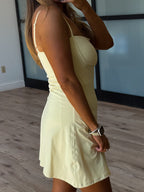 Sweetheart Active Dress | Lemon | RESTOCK