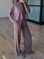 Clarity Long Sleeve + Pants Set | Dusty Mauve