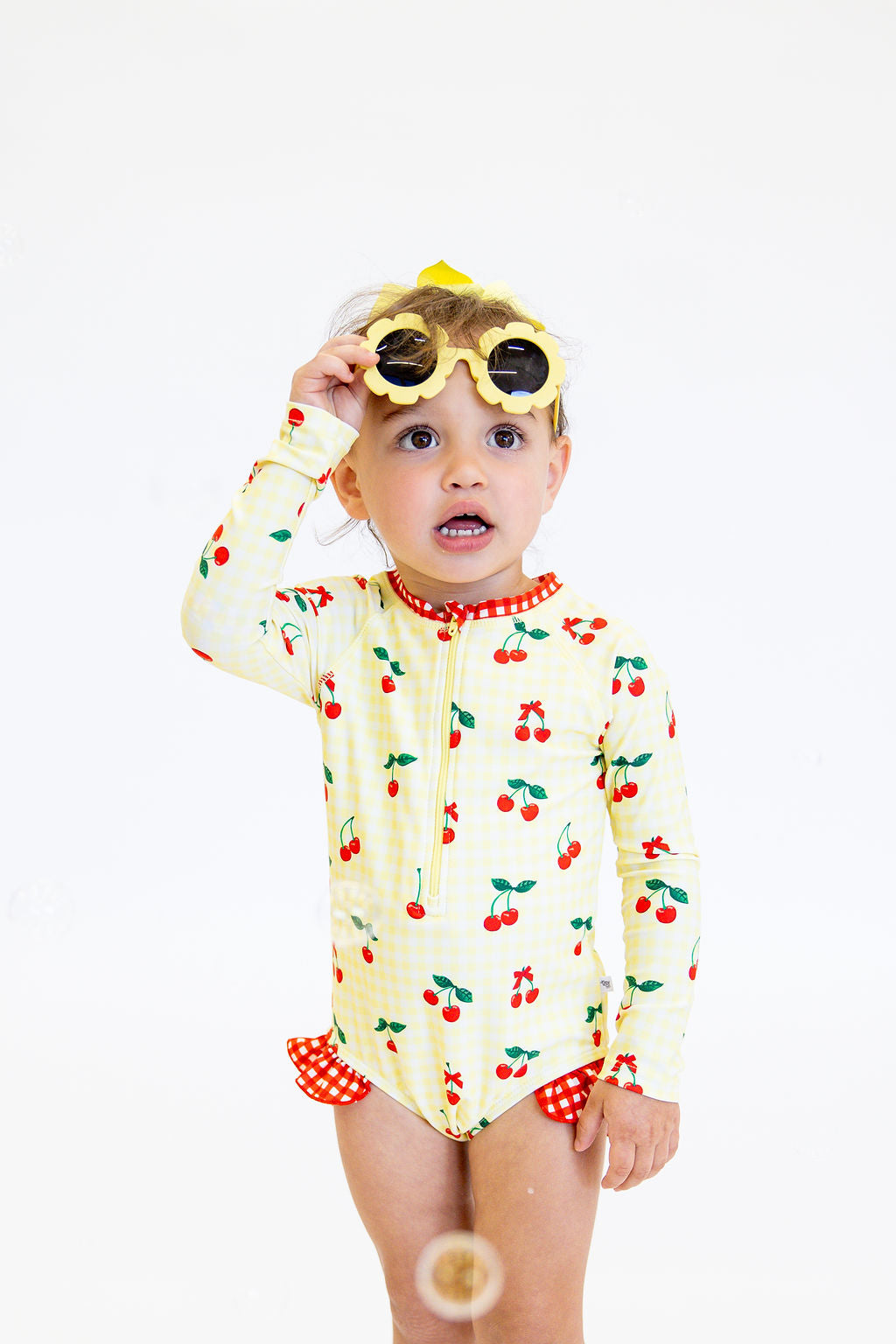 Very Cherry One-Piece Swimsuit | Tiny Talulah | FINAL SALE