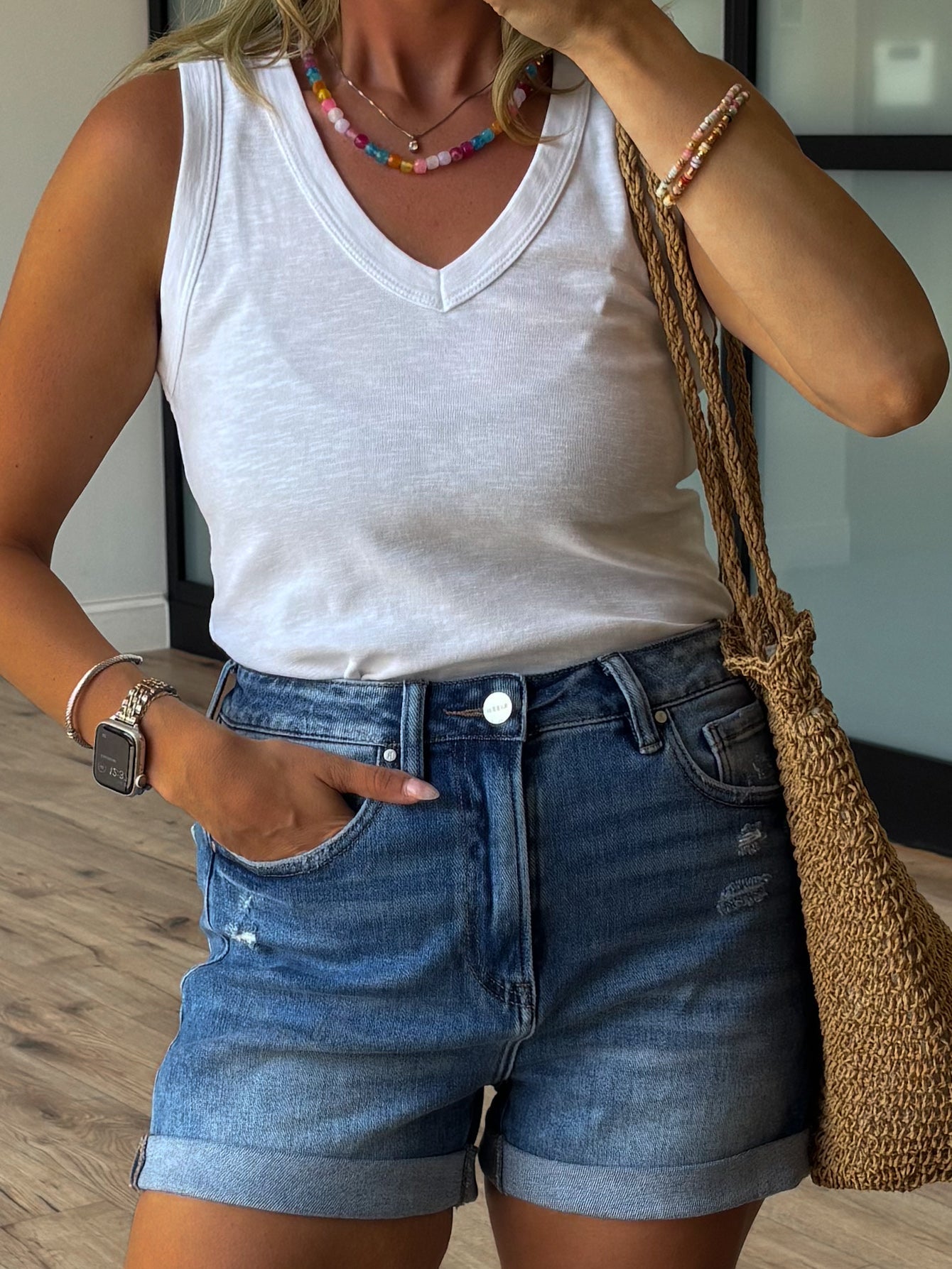 Miko Rolled Shorts | +Plus Available