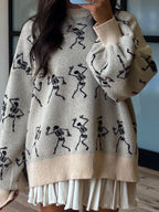 Skelly Knit Sweater