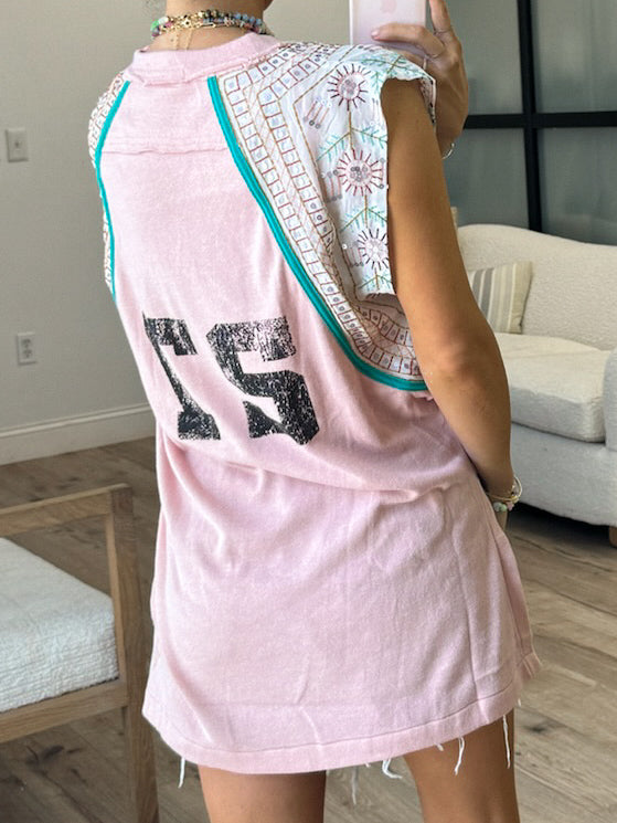 'Nashville' Embellished Tee | Blush | +Plus Available | FINAL SALE