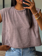 Marlee Muscle Tee | Mocha