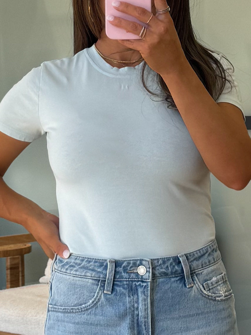 In Motion Tee | Pale Blue