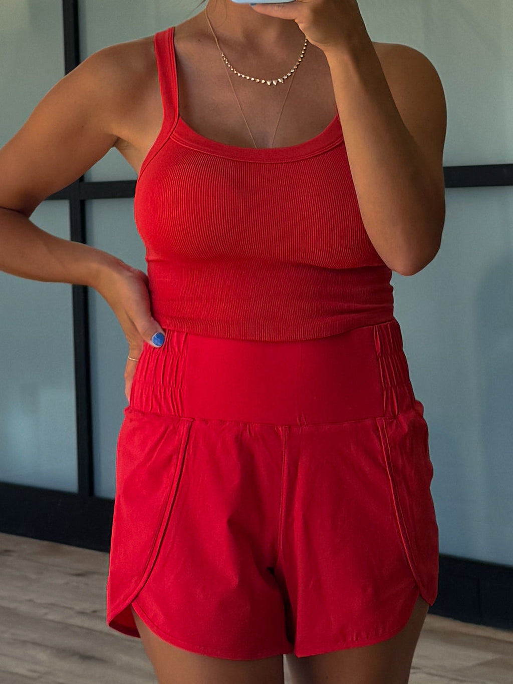 Redline Active Shorts | Cherry