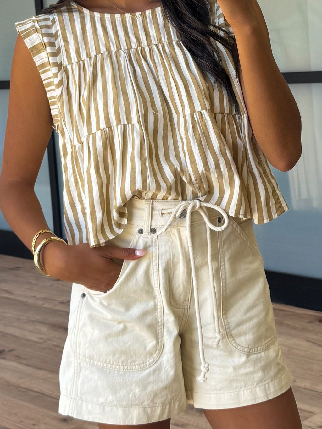 Off The Trail Drawstring Shorts