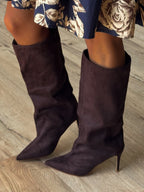 Lexington Knee High Boots | Chocolate | RESTOCK