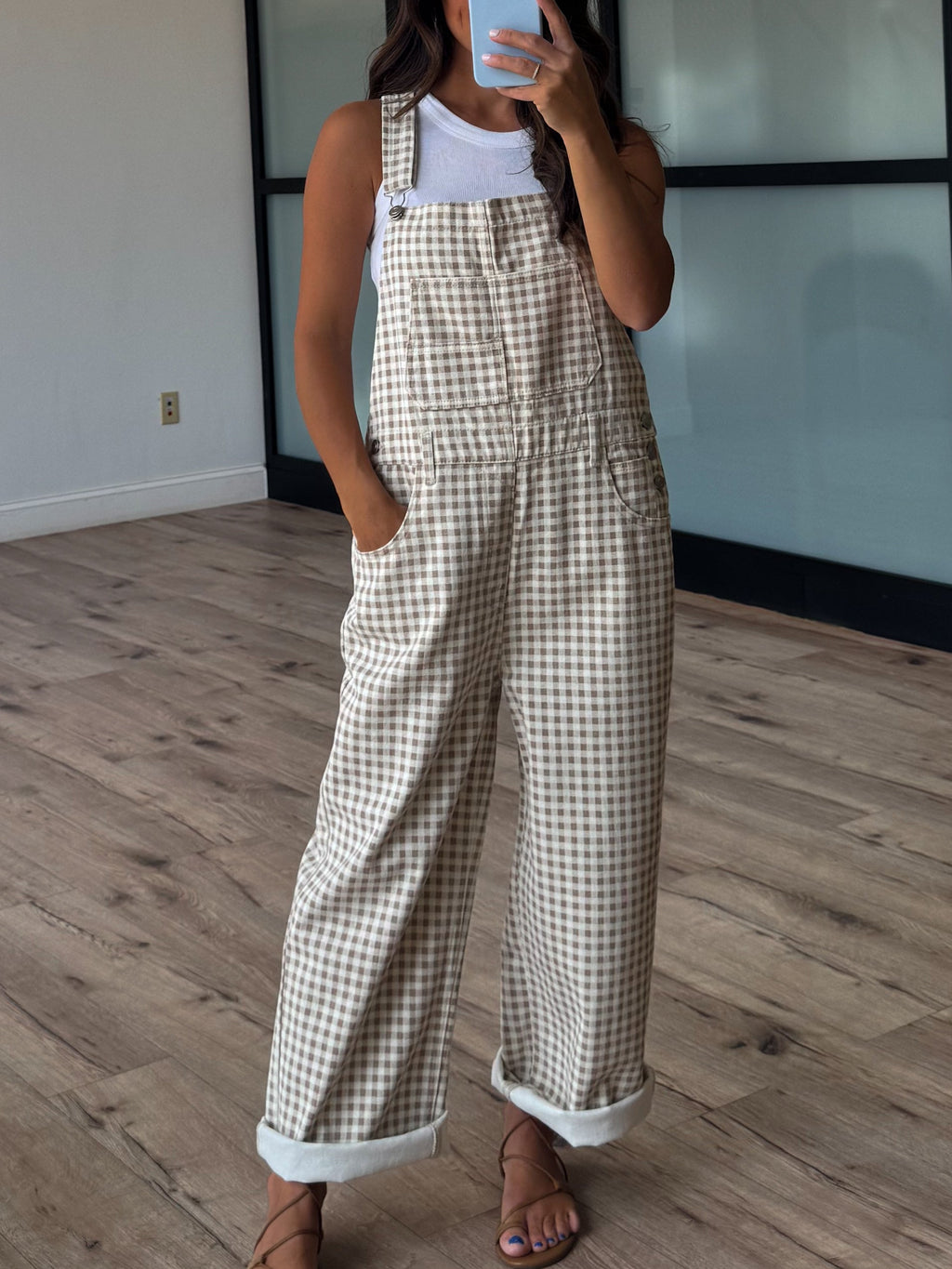 Old Mill Gingham Overalls | +Plus Available
