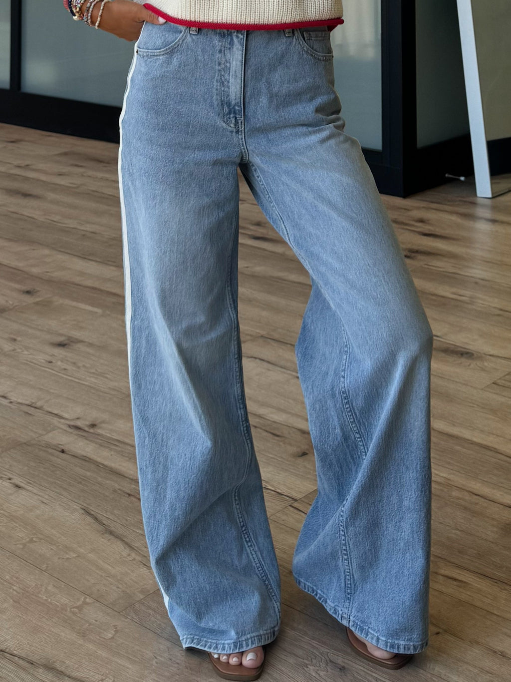 Sideline Wide Leg Jeans | RESTOCK