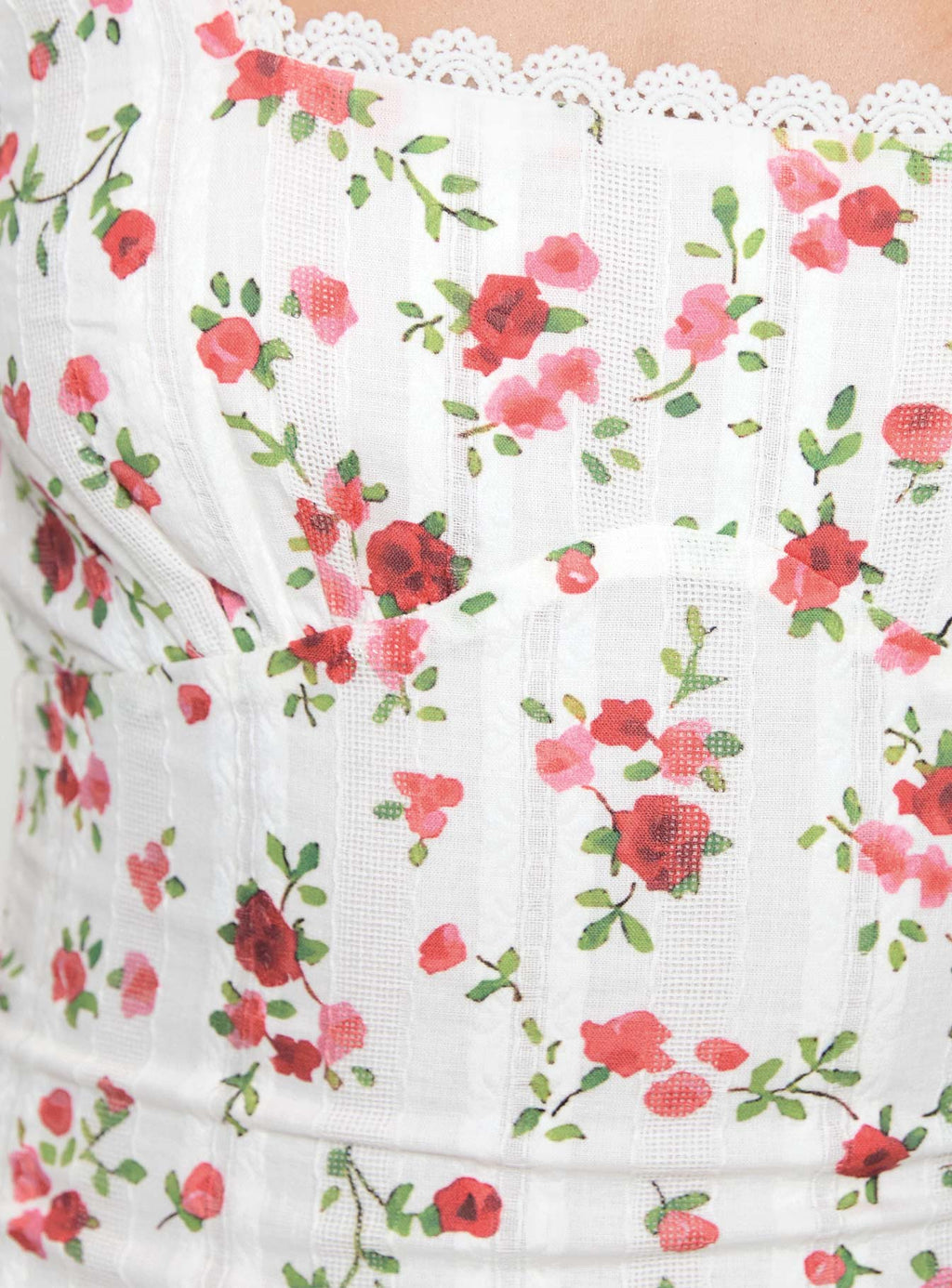 Dasha Mini Dress White Floral