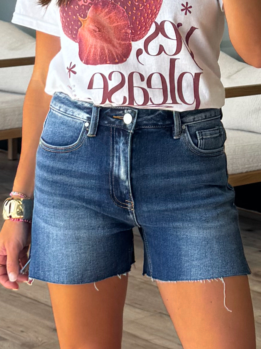 Millie Side Slit Shorts | +Plus Available