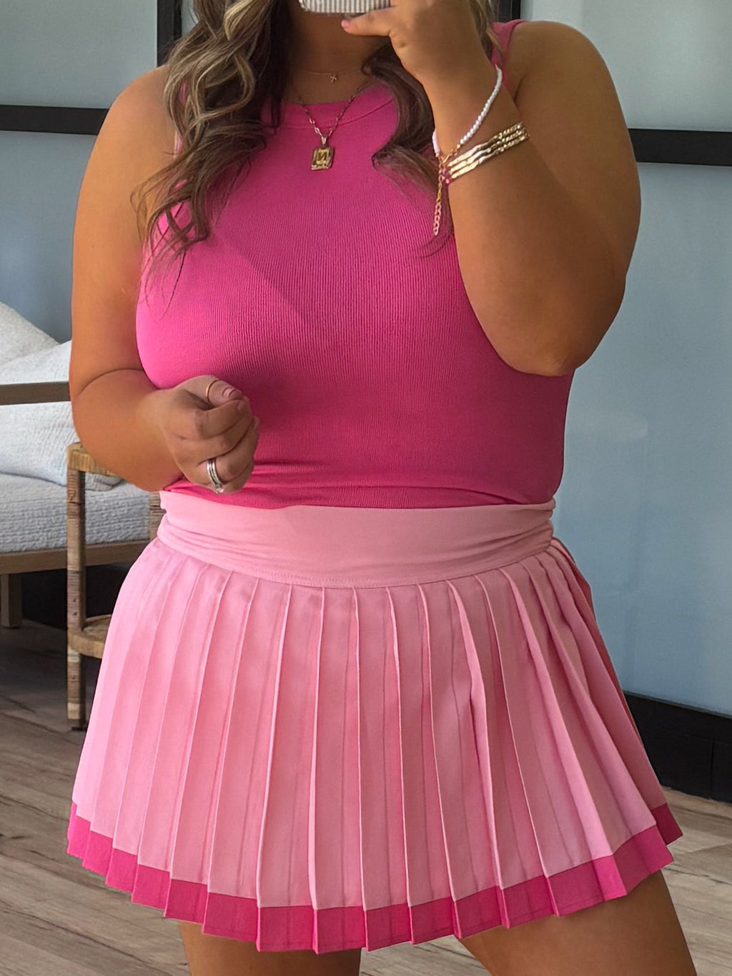 Sport Mode Active Skort | Pink