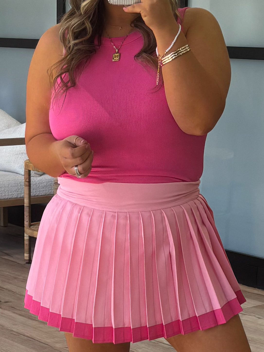 Sport Mode Active Skort | Pink