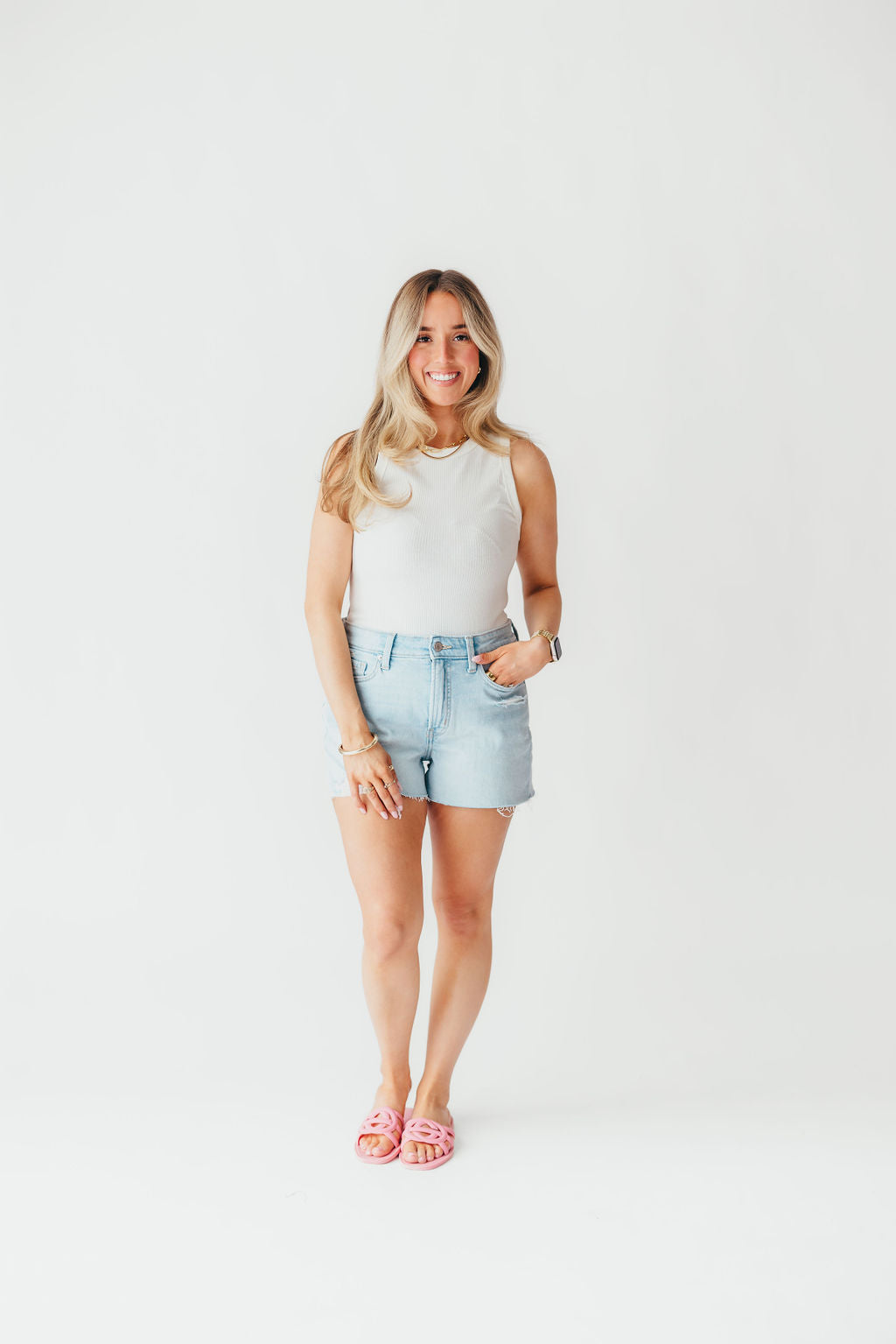 Relay Ribbed Tank Bodysuit | Ivory | FINAL SALE