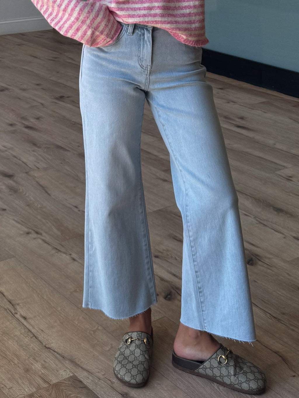 Cecile Crop Flare Jeans