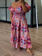 Stella Floral Smocked Dress