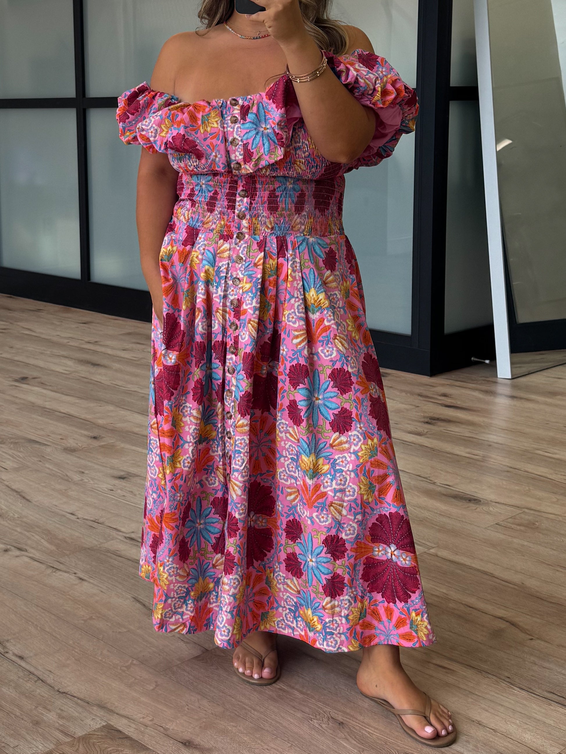 Stella Floral Smocked Dress