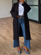 Kleo Longline Cardigan | Black