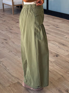 Karsyn Drawstring Hem Pants | Olive | FINAL SALE