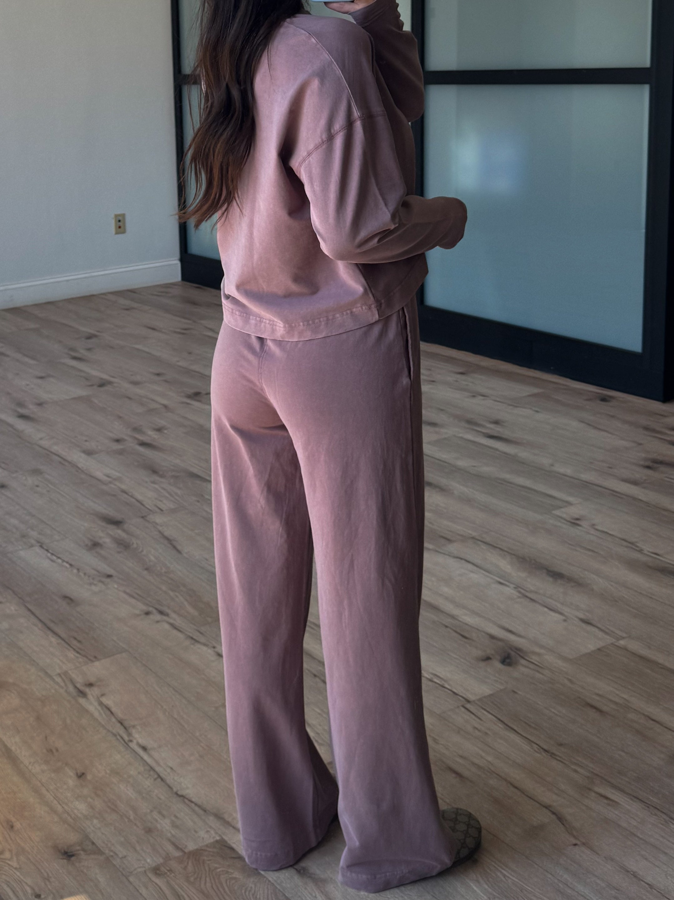 Clarity Long Sleeve + Pants Set | Dusty Mauve