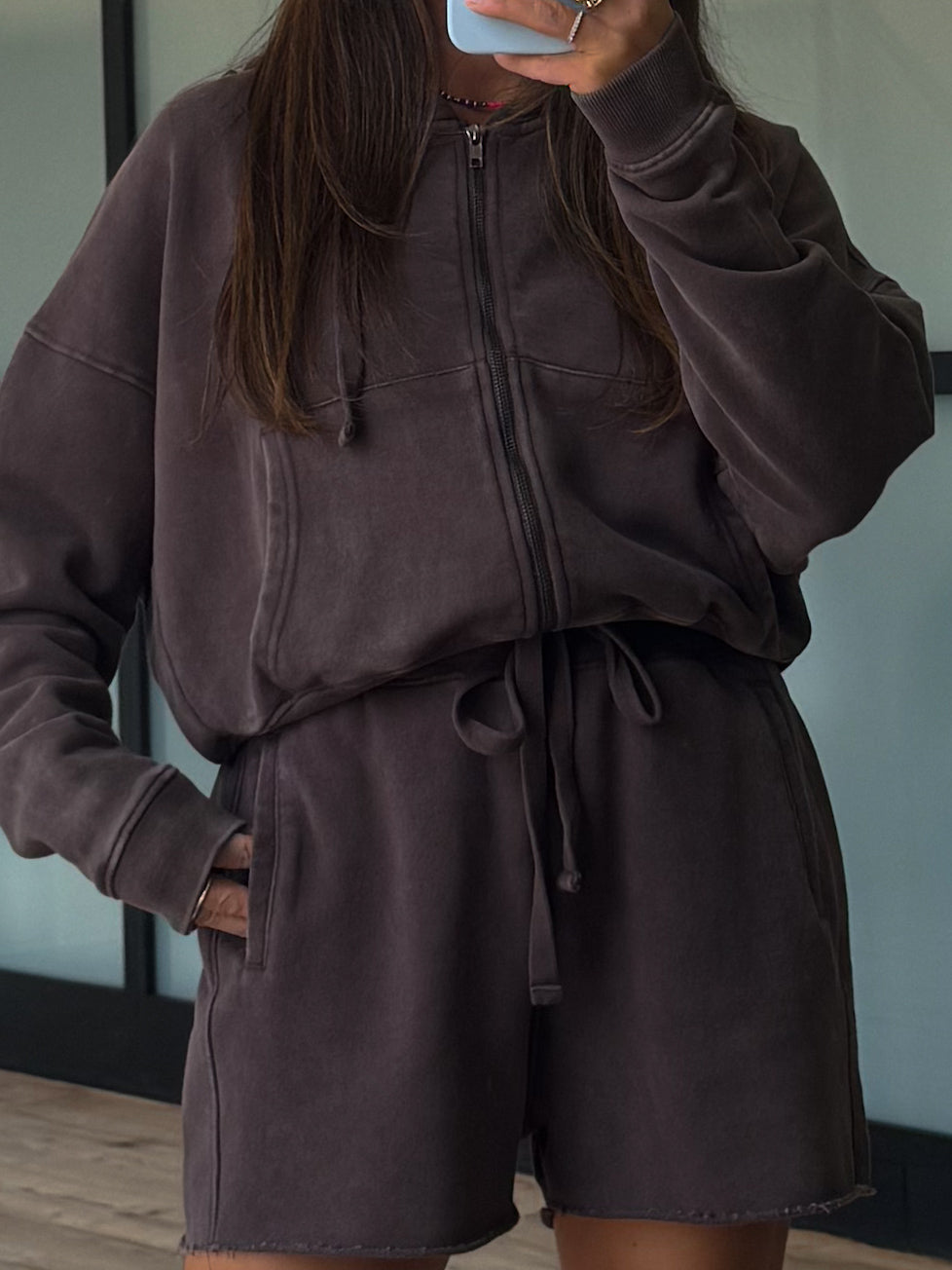 Weathered Cotton Shorts