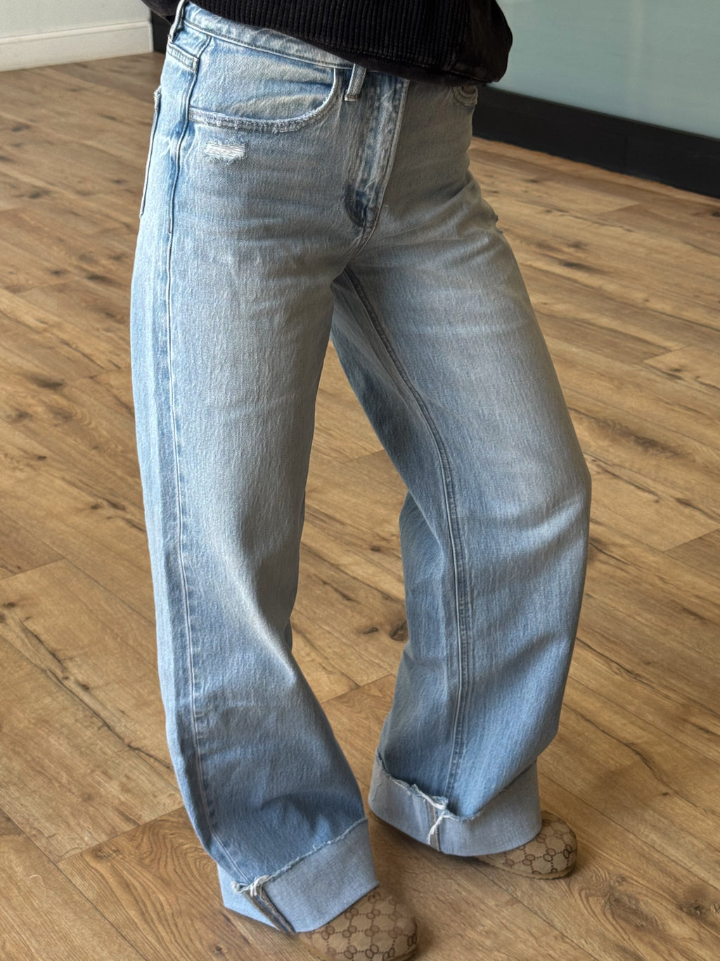 Spencer Baggy Wide-Leg Jeans