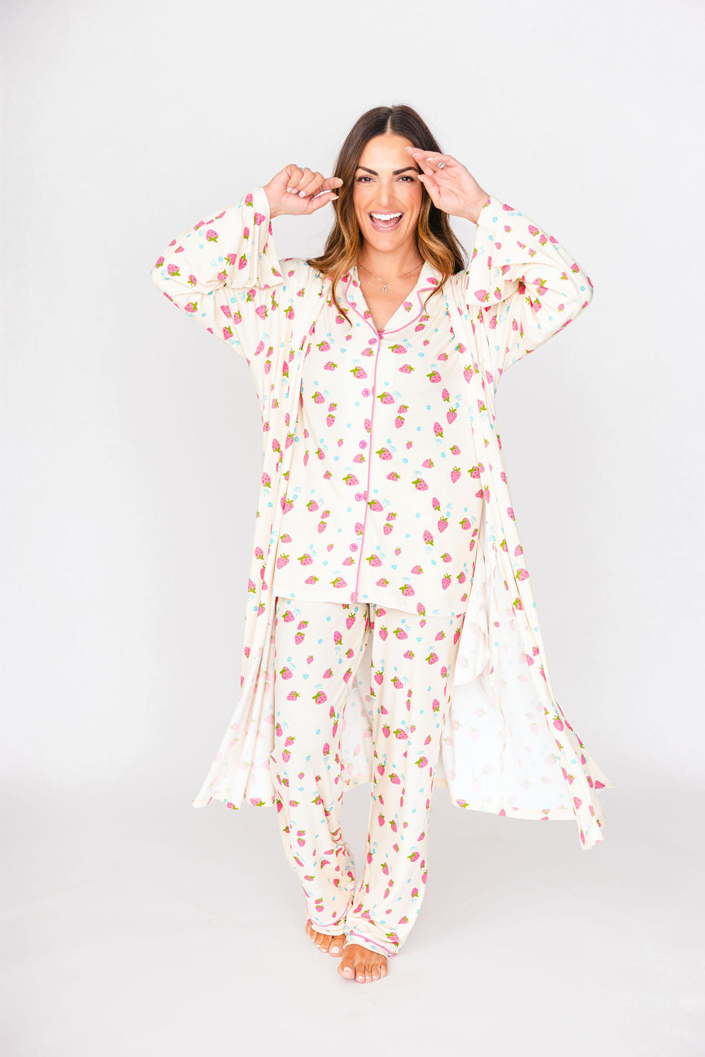 Women's Berries + Bows Robe | +Plus Available | FINAL SALE