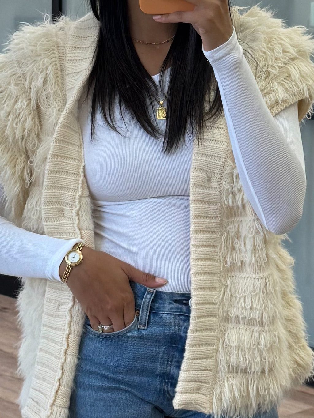 Aspen Shaggy Vest | FINAL SALE