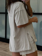 Days End Cotton Shorts | Cloud | +Plus Available | RESTOCK