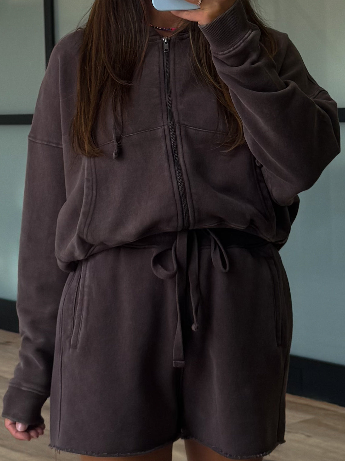 Weathered Cotton Shorts