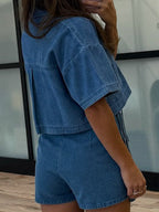 Denim Relic Utility Top