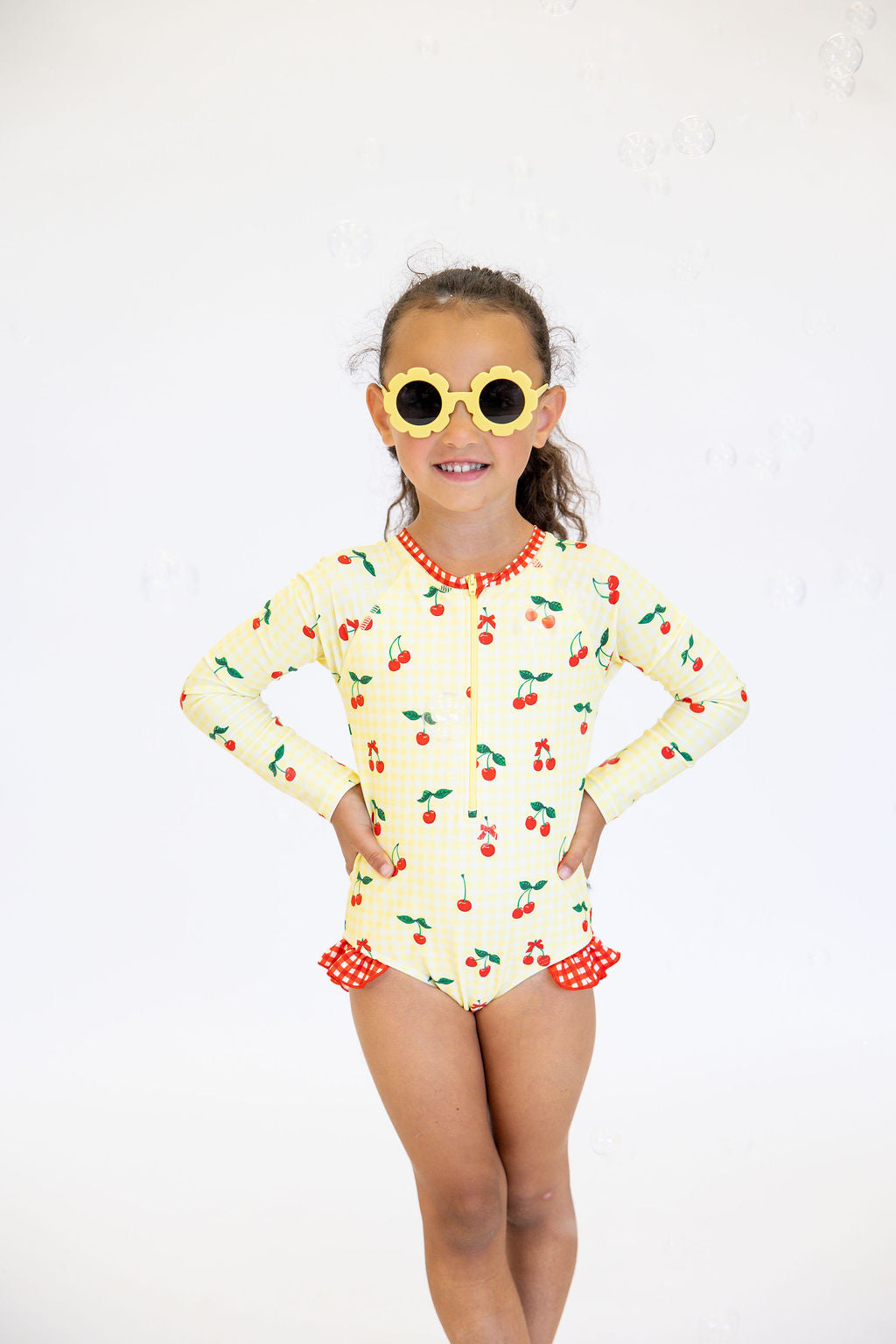 Very Cherry One-Piece Swimsuit | Tiny Talulah | FINAL SALE