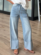 Libby Cuff Pants | Denim