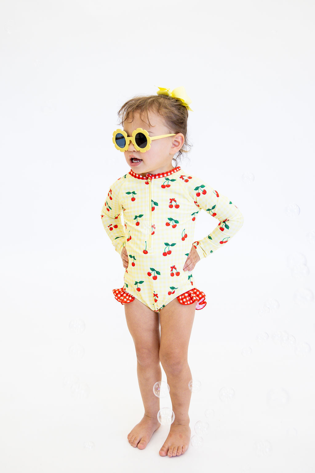 Very Cherry One-Piece Swimsuit | Tiny Talulah | FINAL SALE