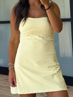 Sweetheart Active Dress | Lemon | RESTOCK