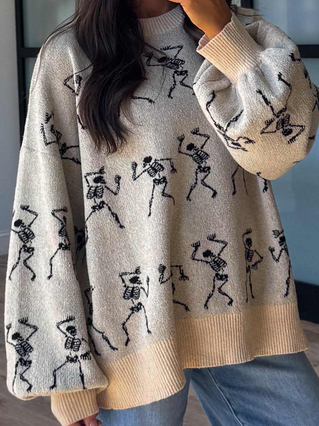 Skelly Knit Sweater