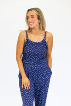 Bamboo Pointelle Women's Tank | Navy | +Plus Available