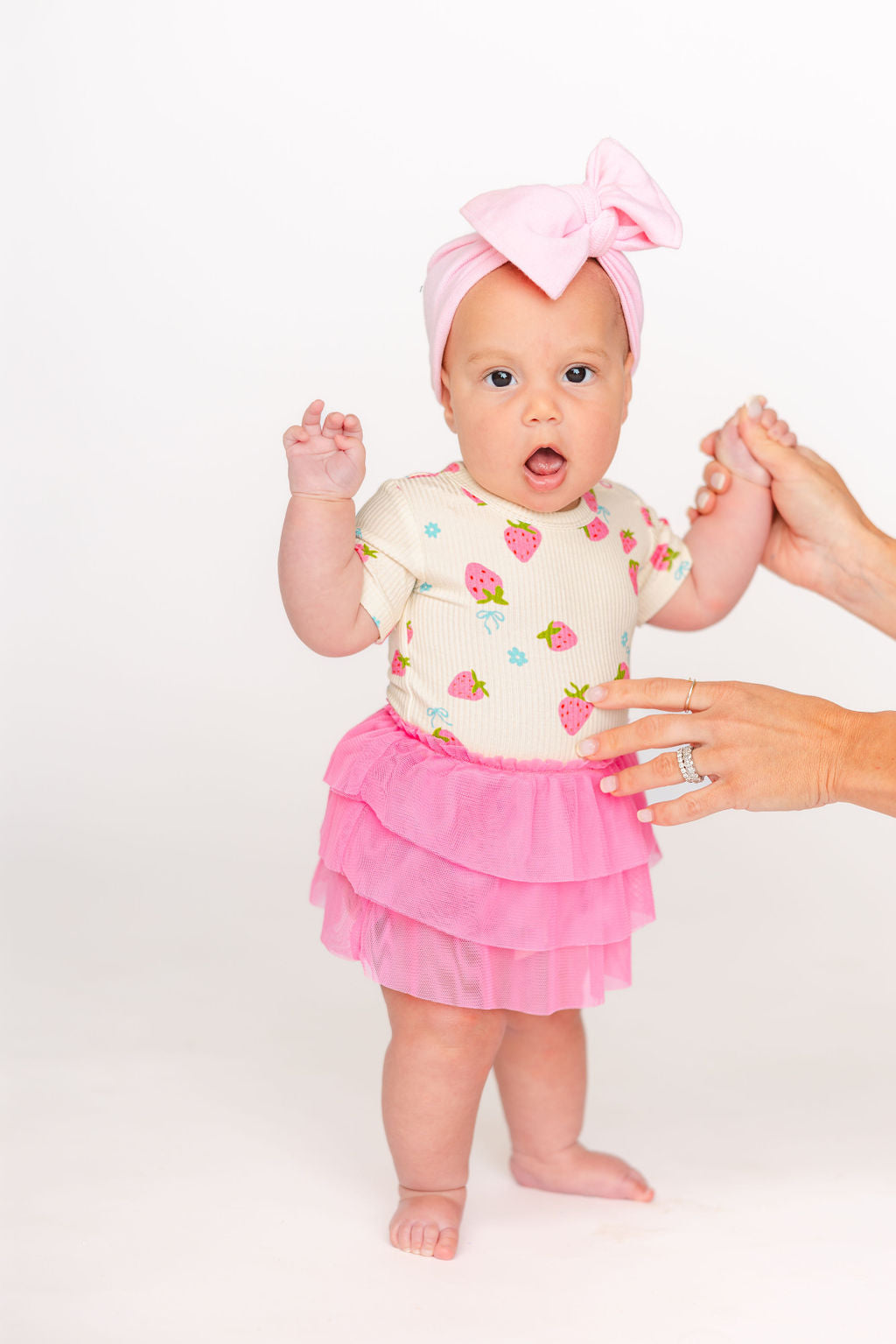Infant Berries + Bows Twirl Bodysuit | Tiny Talulah | FINAL SALE
