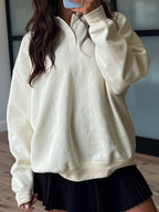 Astor Polo Henley Pullover | Ivory